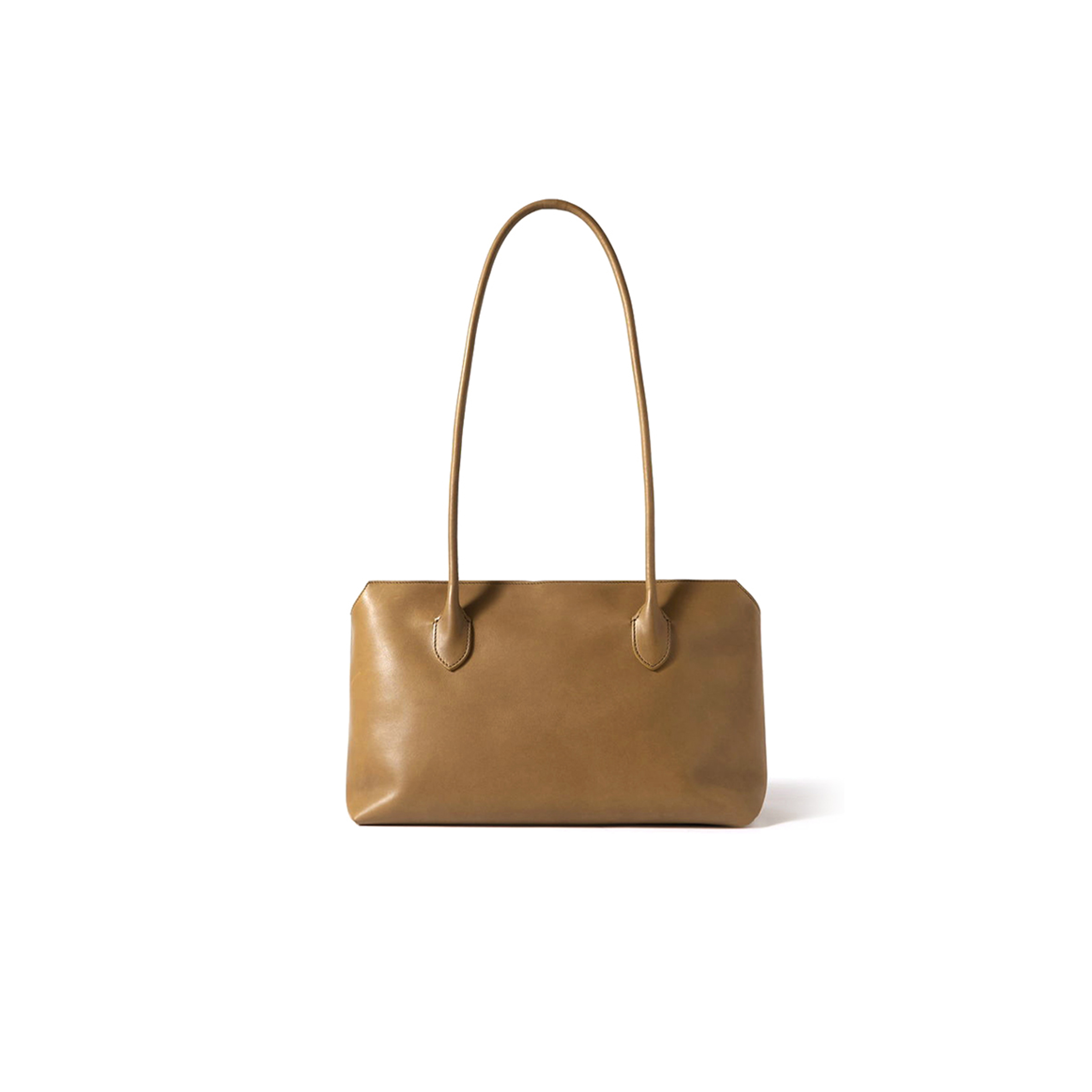 T*e R0w terrasse leather tote w1292l72mushg (33*20.3*17.8cm)